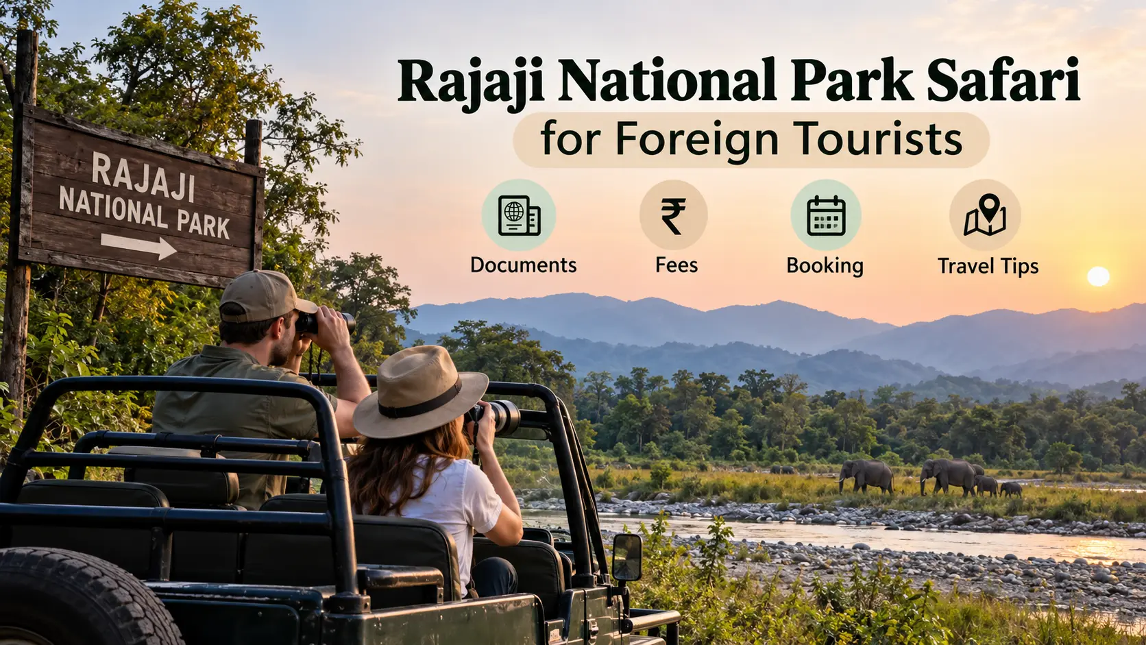 Rajaji National Park Safari for Foreign Tourists: Documents, Fees and Booking 1 Rajaji National Park Safari for Foreign Tourists: Documents, Fees and Booking